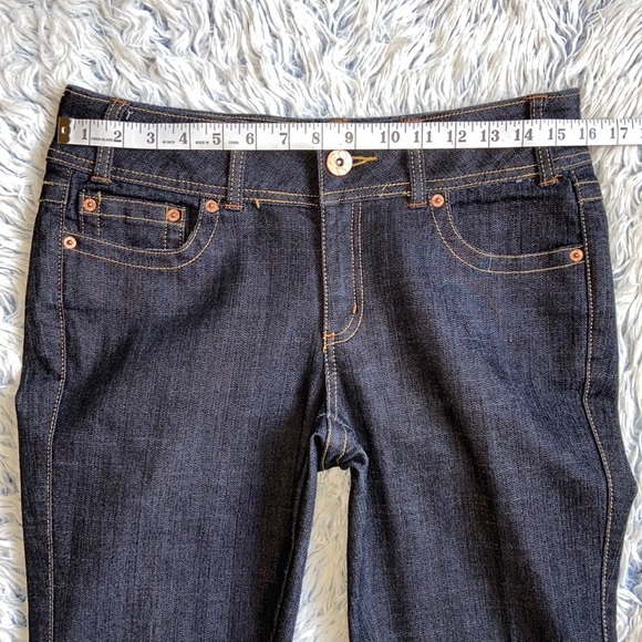 Mix It Dark Blue Boot Cut Jeans Size 6 - Picture 6 of 12